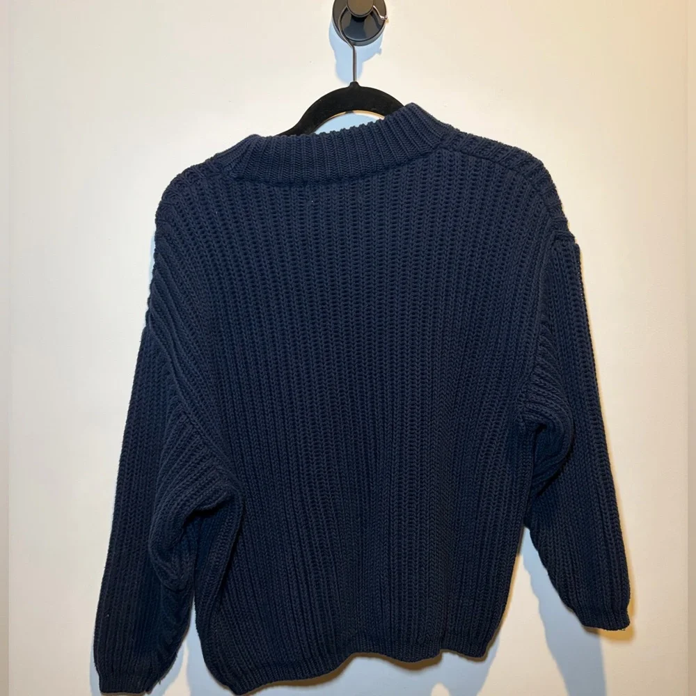 Pomander Place Deep Blue‎ Turtleneck Sweater